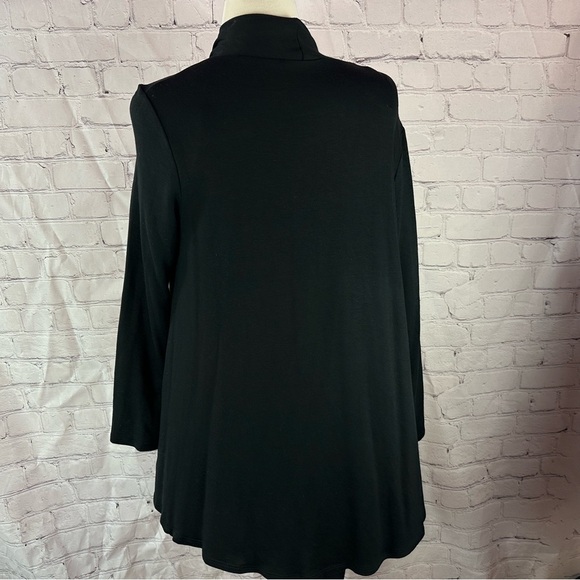 NWT annabelle boutique light weight Knit cascade open front cardigan layer - Picture 4 of 10